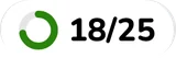 Chip target mingguan: 18 dari 25 kartu