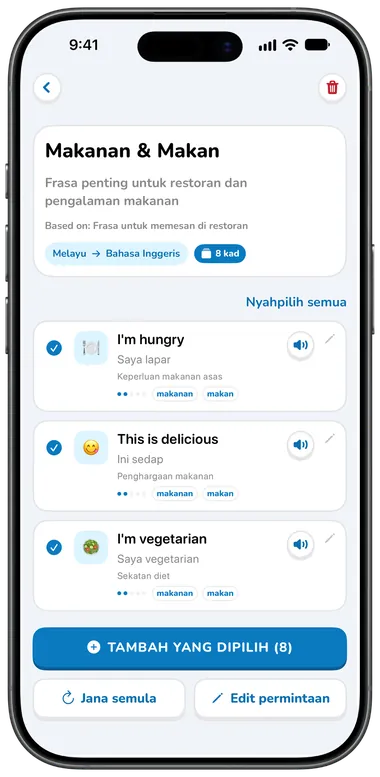 Koleksi Makanan & Makan yang dijana AI