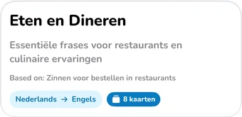 Kop van de AI-collectie: Eten en Dineren, essentiële frases voor restaurants en culinaire ervaringen
