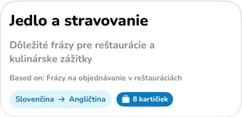 Hlavička AI kolekcie: Jedlo a stravovanie, dôležité frázy pre reštaurácie a kulinárske zážitky